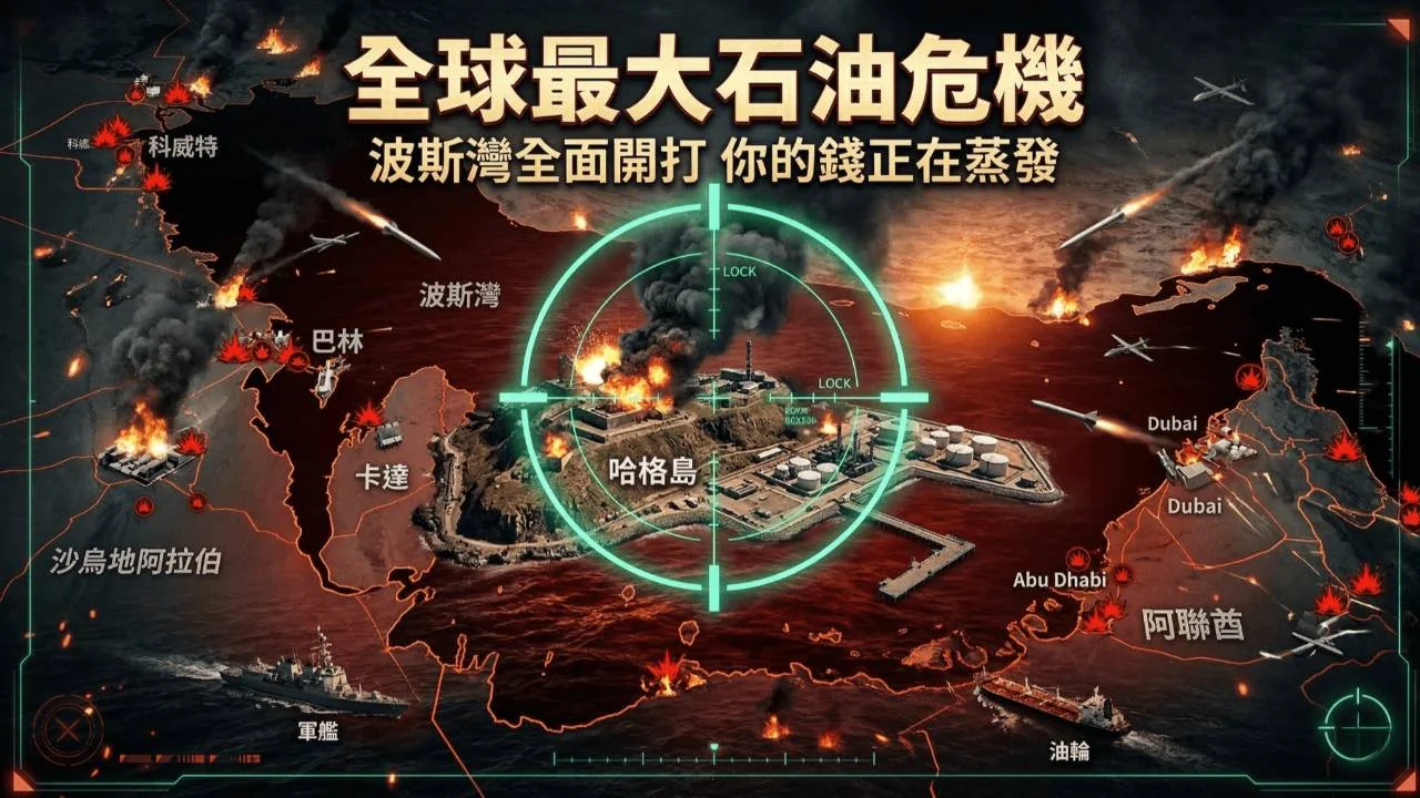 美軍轟炸哈格島、SPR 1.72億桶釋放、石油美元裂痕全解析